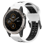 For Garmin Fenix 5 Plus / White+Black