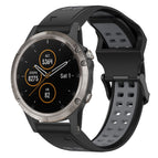 For Garmin Fenix 5 Plus / Black+Grey