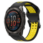 For Garmin Fenix 8 AMOLED 47mm / Black+Yellow