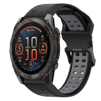 For Garmin Fenix 8 AMOLED 47mm / Black+Grey
