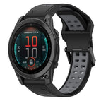 For Garmin Fenix E 47mm / Black+Grey