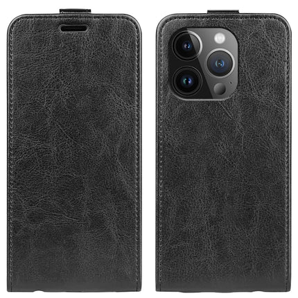 R64 Texture Single Vertical Flip Leather Phone Case, For iPhone 16 Pro, For iPhone 16 Plus, For iPhone 16, For iPhone 15 Pro Max, For iPhone 15 Pro, For iPhone 15 Plus