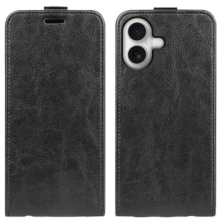 R64 Texture Single Vertical Flip Leather Phone Case, For iPhone 18 Pro / 17 Pro, For iPhone 18 Pro Max / 17 Pro Max, For iPhone 17e / 16e, For iPhone 17, For iPhone Air, For iPhone 16 Pro Max