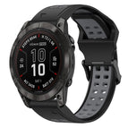 For Garmin Fenix 7X Pro 51mm / Black+Grey