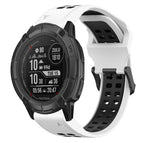 For Garmin Instinct 2X Solar / White+Black