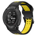 For Garmin Instinct 2X Solar / Black+Yellow