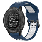 For Garmin Instinct 2X Solar / Blue+White