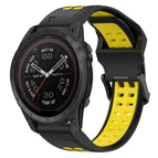 For Garmin TACTIX 7 Pro / Black+Yellow