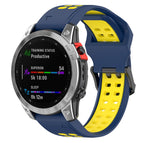 For Garmin TACTIX 7 / Blue+Yellow