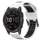 For Garmin Fenix 7X / White+Black