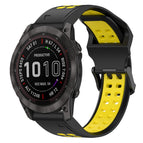 For Garmin Fenix 7X / Black+Yellow