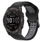 For Garmin Fenix 7X / Black+Grey