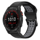 For Garmin Fenix 7X Solar / Black+Grey