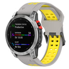 For Garmin Enduro 2 / Grey+Yellow