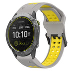 For Garmin Enduro / Grey+Yellow