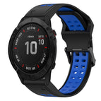 For Garmin Fenix 6X Pro / Black+Blue