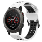 For Garmin Fenix 5X / White+Black