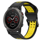 For Garmin Fenix 5X / Black+Yellow