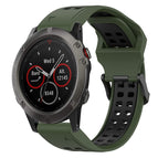 For Garmin Fenix 5X / Army Green+Black
