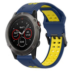 For Garmin Fenix 5X / Blue+Yellow