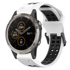 For Garmin Fenix 5X Plus / White+Black
