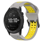 For Garmin TACTIX DELTA / Grey+Yellow