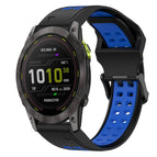 For Garmin Enduro 3 / Black+Blue