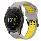 For Garmin Enduro 3 / Grey+Yellow