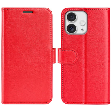 R64 Texture Horizontal Flip Leather Phone Case, For iPhone 18 Pro / 17 Pro, For iPhone 18 Pro Max / 17 Pro Max, For iPhone 17e / 16e, For iPhone 17, For iPhone Air, For iPhone 16 Pro Max