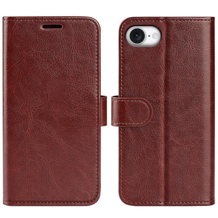 R64 Texture Horizontal Flip Leather Phone Case, For iPhone 18 Pro / 17 Pro, For iPhone 18 Pro Max / 17 Pro Max, For iPhone 17e / 16e, For iPhone 17, For iPhone Air, For iPhone 16 Pro Max