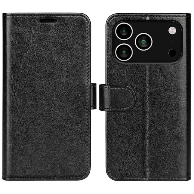 R64 Texture Horizontal Flip Leather Phone Case, For iPhone 18 Pro / 17 Pro, For iPhone 18 Pro Max / 17 Pro Max, For iPhone 17e / 16e, For iPhone 17, For iPhone Air, For iPhone 16 Pro Max