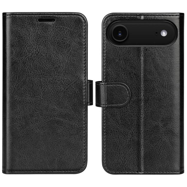 R64 Texture Horizontal Flip Leather Phone Case, For iPhone 18 Pro / 17 Pro, For iPhone 18 Pro Max / 17 Pro Max, For iPhone 17e / 16e, For iPhone 17, For iPhone Air, For iPhone 16 Pro Max