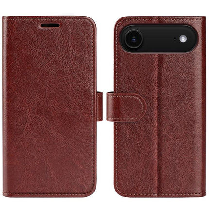 R64 Texture Horizontal Flip Leather Phone Case, For iPhone 18 Pro / 17 Pro, For iPhone 18 Pro Max / 17 Pro Max, For iPhone 17e / 16e, For iPhone 17, For iPhone Air, For iPhone 16 Pro Max