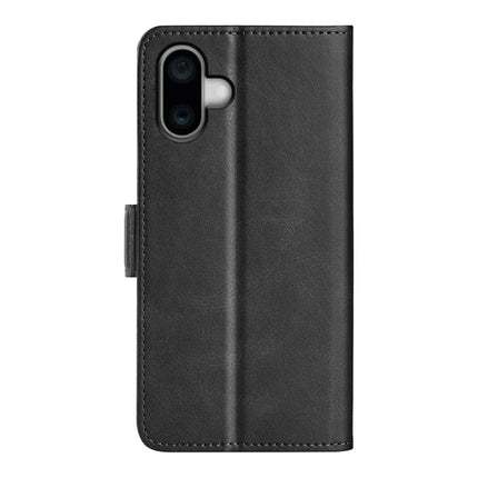 Dual-side Magnetic Buckle Horizontal Flip Leather Phone Case, For iPhone 16, For iPhone 15 Pro Max, For iPhone 15 Pro, For iPhone 15 Plus