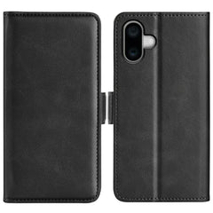 Dual-side Magnetic Buckle Horizontal Flip Leather Phone Case, For iPhone 16, For iPhone 15 Pro Max, For iPhone 15 Pro, For iPhone 15 Plus