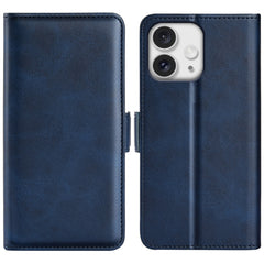 Beidseitige horizontale Flip-Leder-Telefonhülle mit magnetischer Schnalle, für iPhone 16 Pro Max, für iPhone 16 Pro, für iPhone 16 Plus, für iPhone 16, für iPhone 15 Pro Max, für iPhone 15 Pro