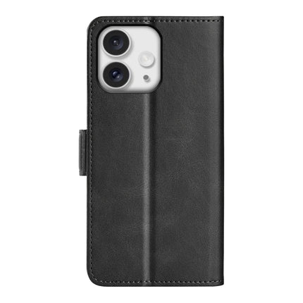 Dual-side Magnetic Buckle Horizontal Flip Leather Phone Case, For iPhone 16 Pro Max, For iPhone 16e, For iPhone 16 Pro, For iPhone 16 Plus