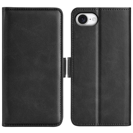 Dual-side Magnetic Buckle Horizontal Flip Leather Phone Case, For iPhone 16 Pro Max, For iPhone 16e, For iPhone 16 Pro, For iPhone 16 Plus