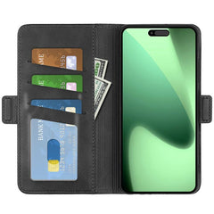 Dual-side Magnetic Buckle Horizontal Flip Leather Phone Case