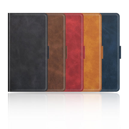 Dual-side Magnetic Buckle Horizontal Flip Leather Phone Case, For iPhone 15