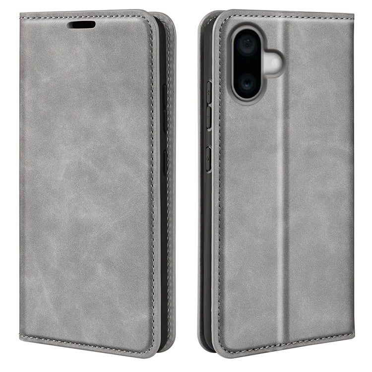 Retro-skin Magnetic Suction Leather Phone Case, For iPhone 16, For iPhone 15 Pro Max, For iPhone 15 Pro, For iPhone 15 Plus