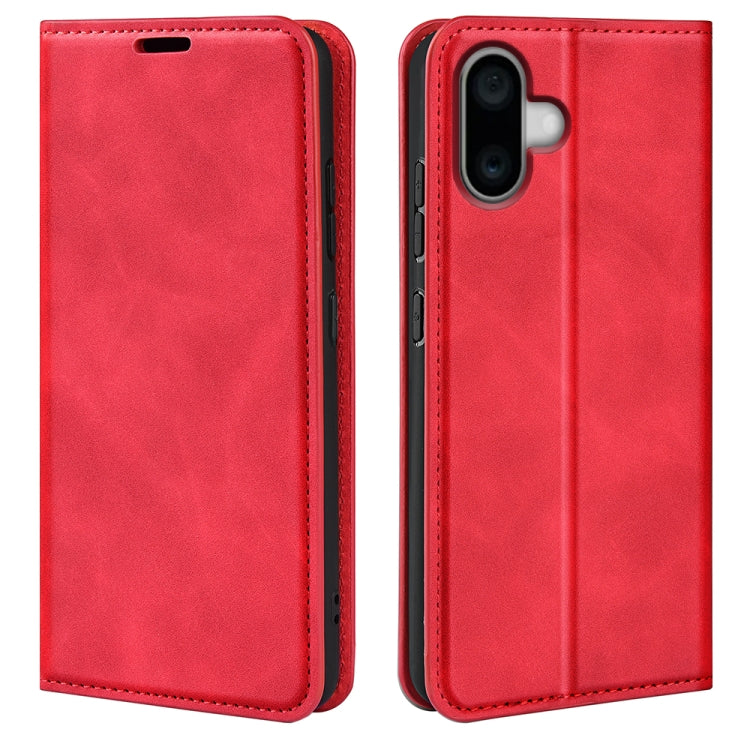 Retro-skin Magnetic Suction Leather Phone Case, For iPhone 16, For iPhone 15 Pro Max, For iPhone 15 Pro, For iPhone 15 Plus