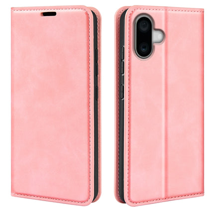 Retro-skin Magnetic Suction Leather Phone Case, For iPhone 16e, For iPhone 16 Pro Max, For iPhone 16 Pro, For iPhone 16 Plus