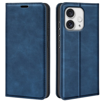 Magnetische Handyhülle aus Leder im Retro-Look mit Saugnapf, für iPhone 15 Plus, für iPhone 15