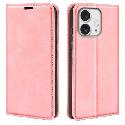 Magnetische Handyhülle aus Leder im Retro-Look mit Saugnapf, für iPhone 15 Plus, für iPhone 15