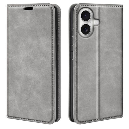 Retro-skin Magnetic Suction Leather Phone Case, For iPhone 17e / 16e, For iPhone 17 Pro Max, For iPhone 17 Pro, For iPhone 17