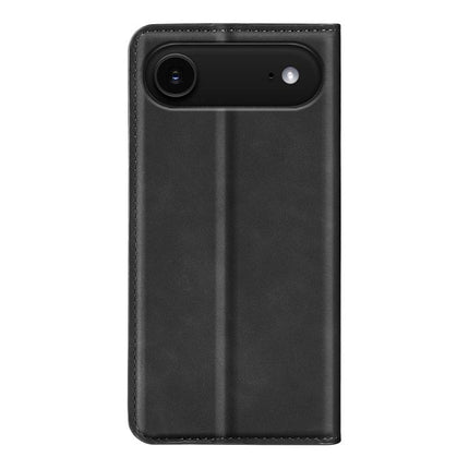Magnetische Handyhülle aus Leder im Retro-Look mit Saugnapf, für iPhone 15 Plus, für iPhone 15