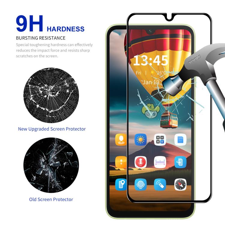 ENKAY Hat-Prince Full Glue High Aluminum-silicon Tempered Glass Film, For Redmi 15C Global 171.5mm / Poco C85, For Redmi 15C 5G / 4G Europe 173.1mm, For Redmi 13X, For Redmi Note 14S 4G, For Redmi Turbo 4, For Xiaomi Poco X7 Pro������������������������...