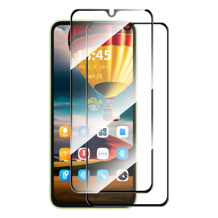 2pcs ENKAY Hat-Prince Full Glue High Aluminum-silicon Tempered Glass Film, For Redmi 15C Global 171.5mm / Poco C85, For Redmi 15C 5G / 4G Europe 173.1mm, For Redmi 13X, For Redmi Note 14S 4G, For Redmi Turbo 4, For Xiaomi Poco X7 Pro�������������������...