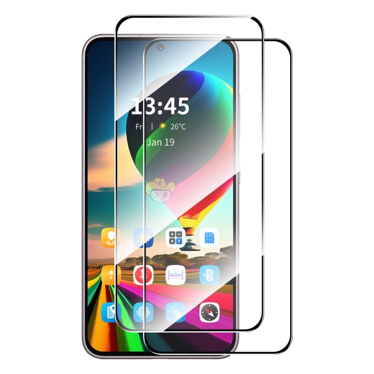 2pcs ENKAY Hat-Prince Full Glue High Aluminum-silicon Tempered Glass Film, For Redmi 15C Global 171.5mm / Poco C85, For Redmi 15C 5G / 4G Europe 173.1mm, For Redmi 13X, For Redmi Note 14S 4G, For Redmi Turbo 4, For Xiaomi Poco X7 Pro�������������������...